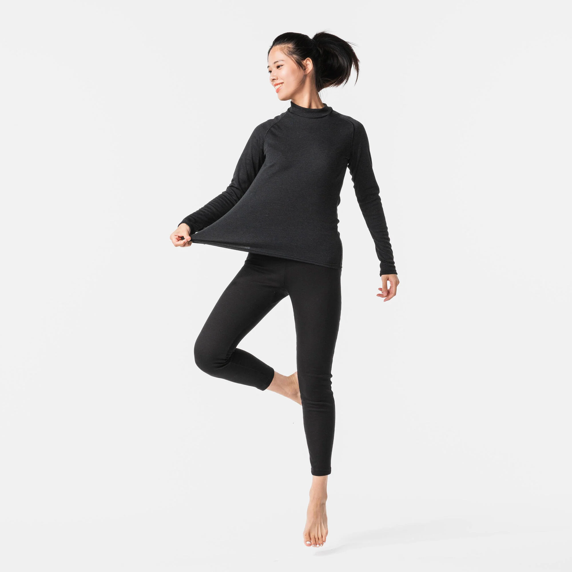 Wedze Women's BL100 Ski Base Layer Bottom - Image 3