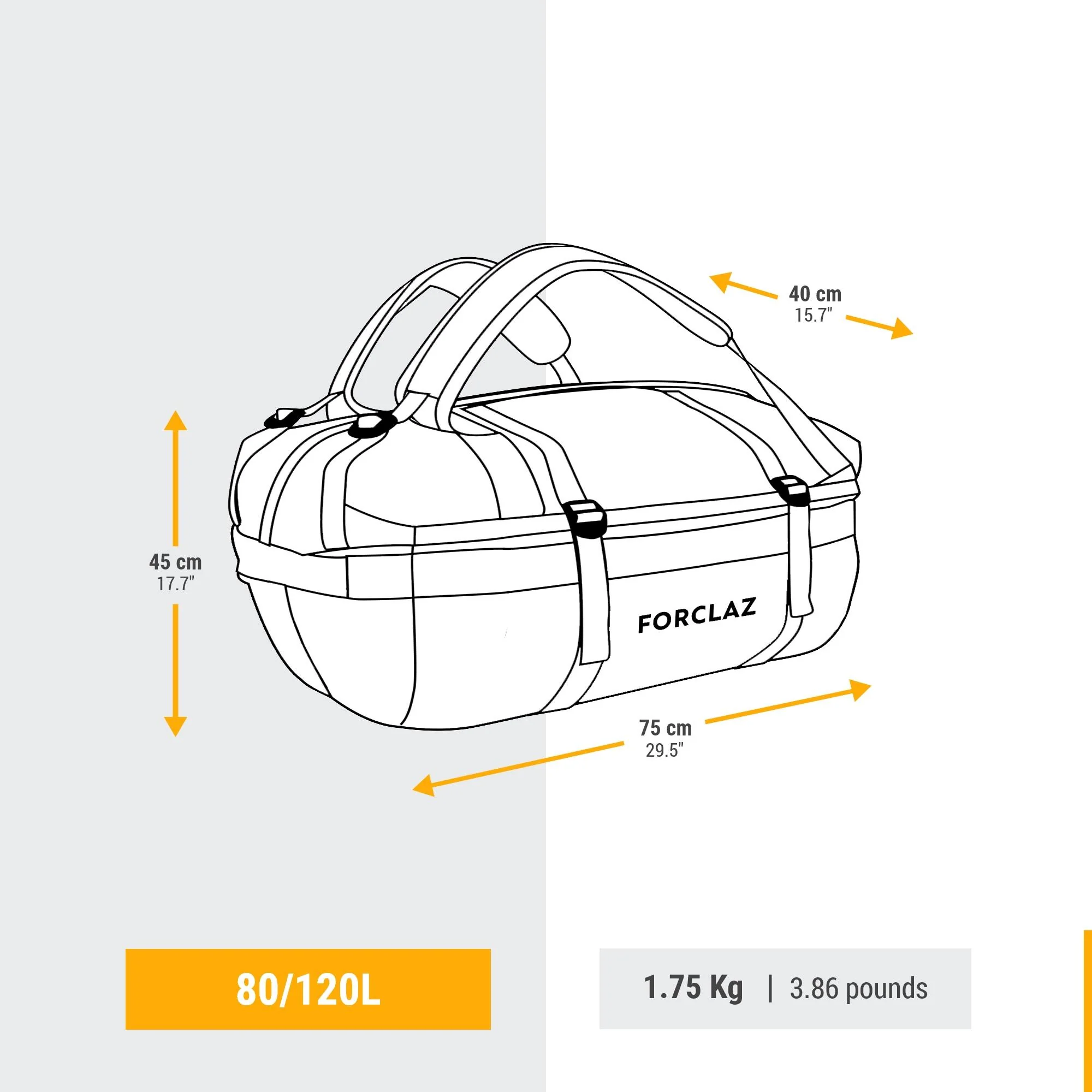 Simond 500 Extend 80-120 L Duffel Bag - Image 4