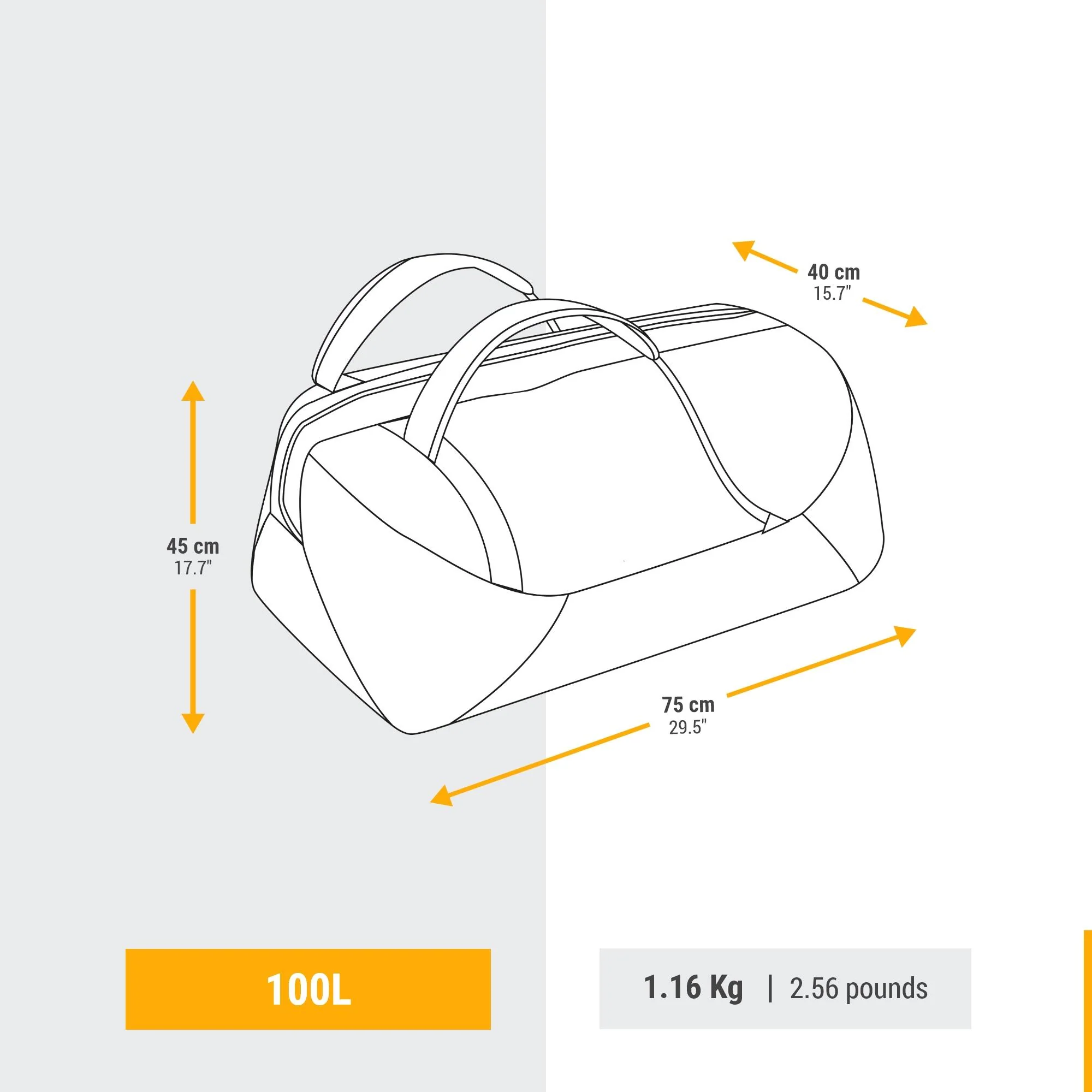 Simond 100 L Duffel Bag - Image 11