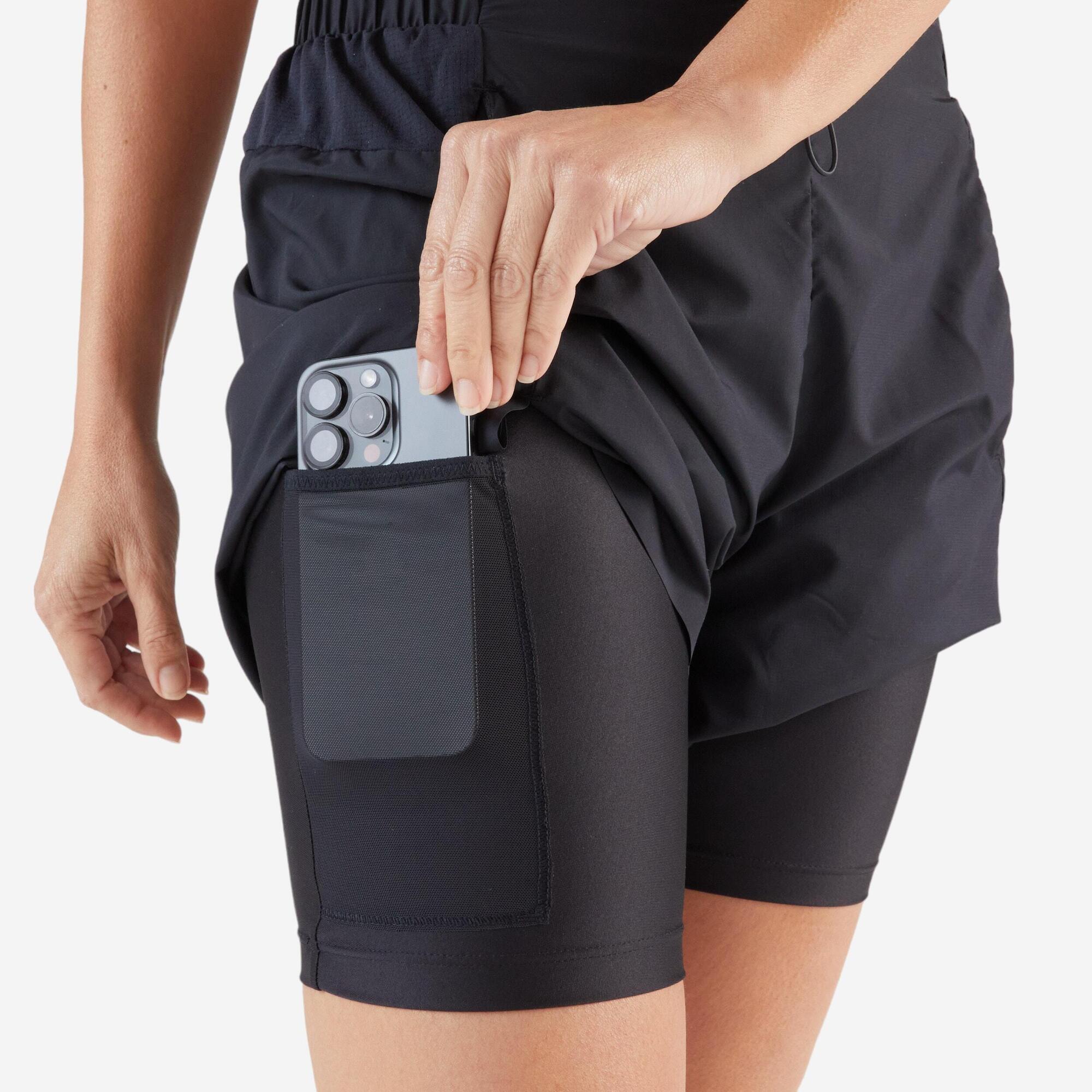 Kiprun Women's Run 500 2-in-1 Compression Running Shorts - Image 5
