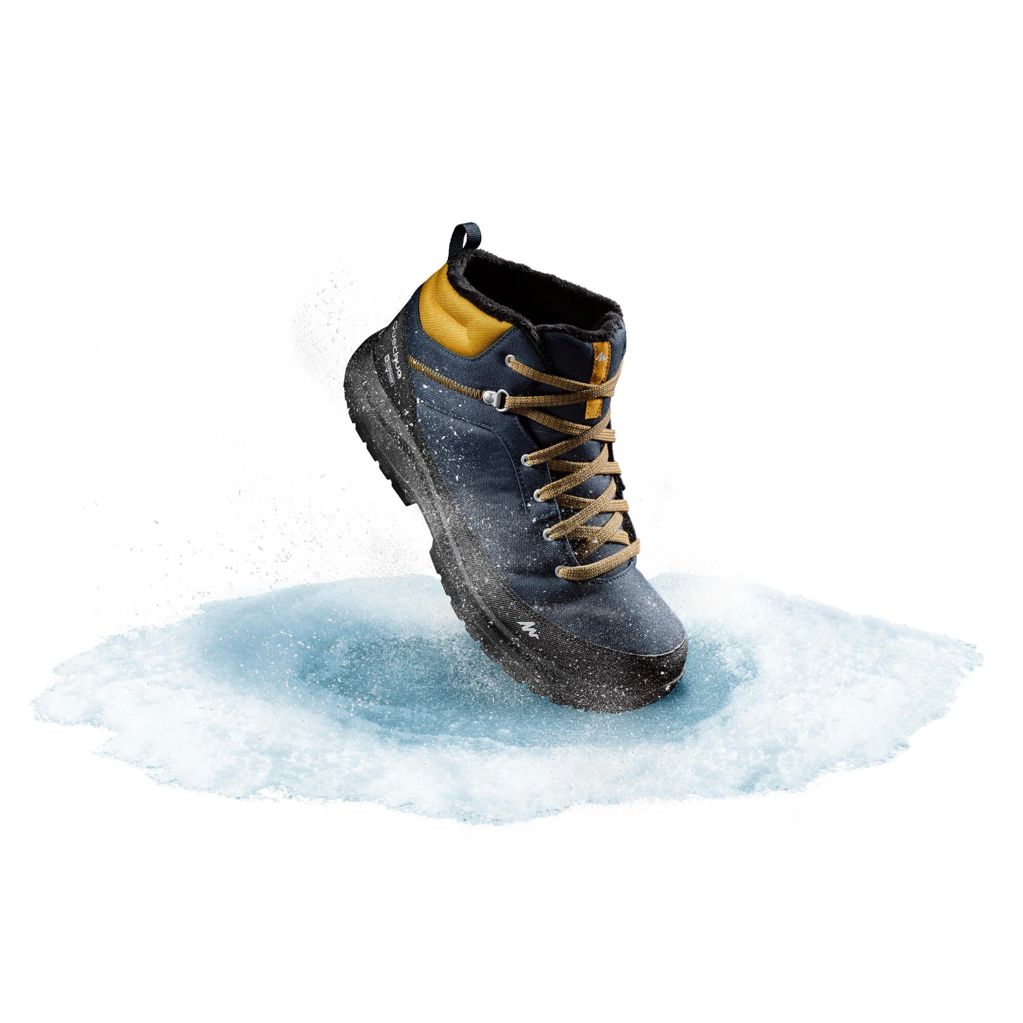 Quechua Men's NH100 Warm Waterproof Mid Hiking Boots - Image 12