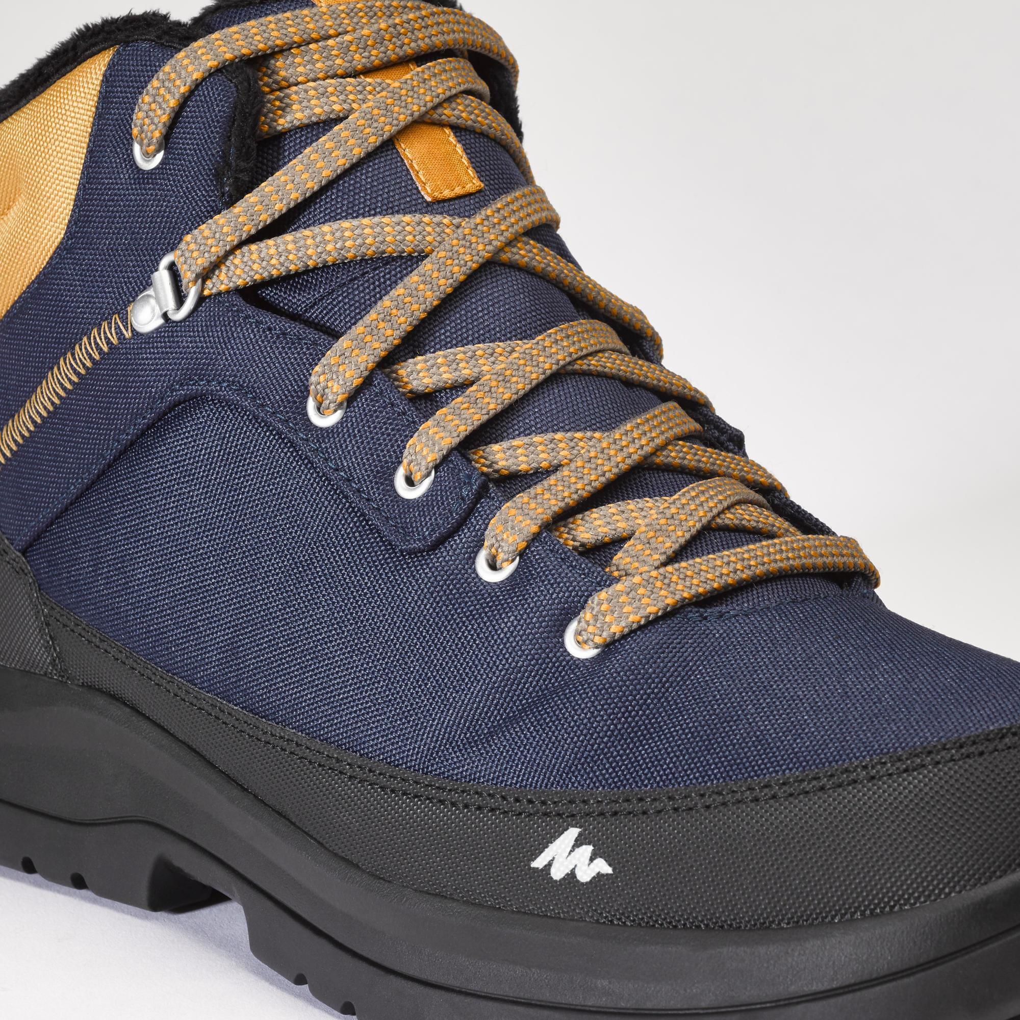 Quechua Men's NH100 Warm Waterproof Mid Hiking Boots - Image 13