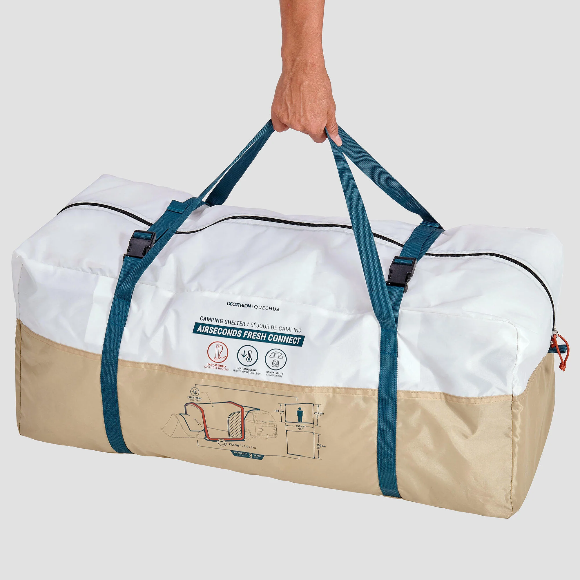 Quechua Air Seconds Inflatable Camping Shelter 6 Person *Factory Seconds* - Image 3