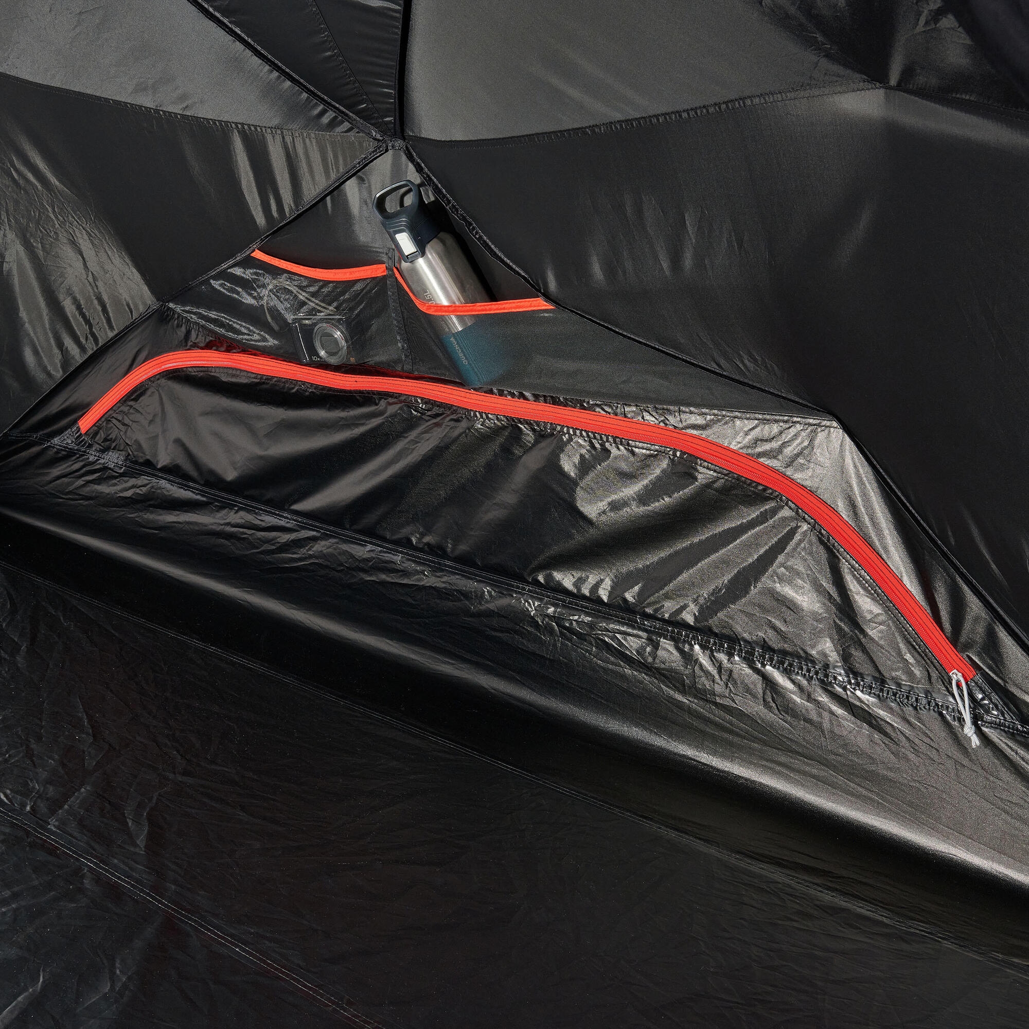Quechua 2 Second Easy Fresh & Black Waterproof Pop Up Camping Tent 3 Person - Image 11