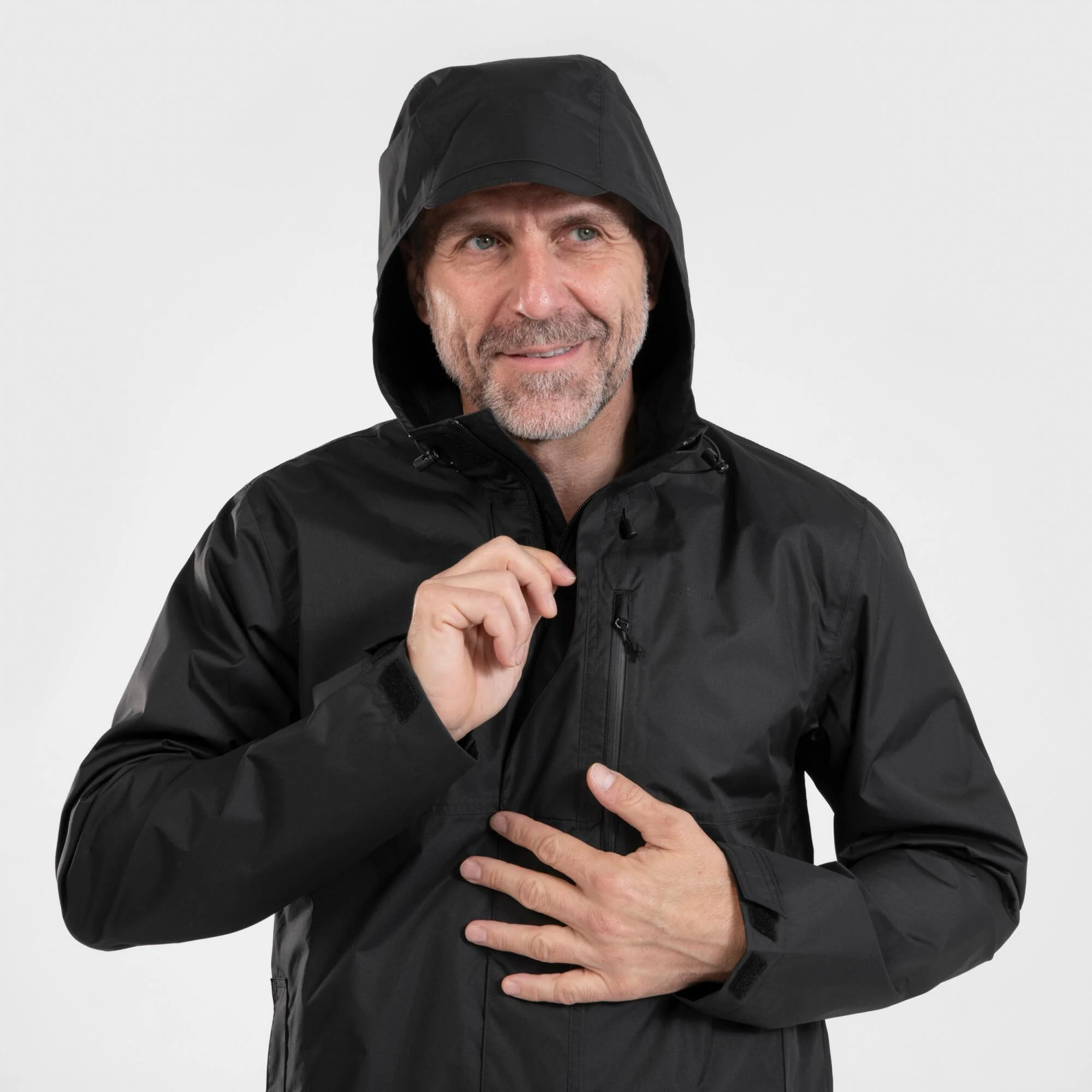Quechua Men's NH500 Imper Waterproof Rain Jacket - Image 10