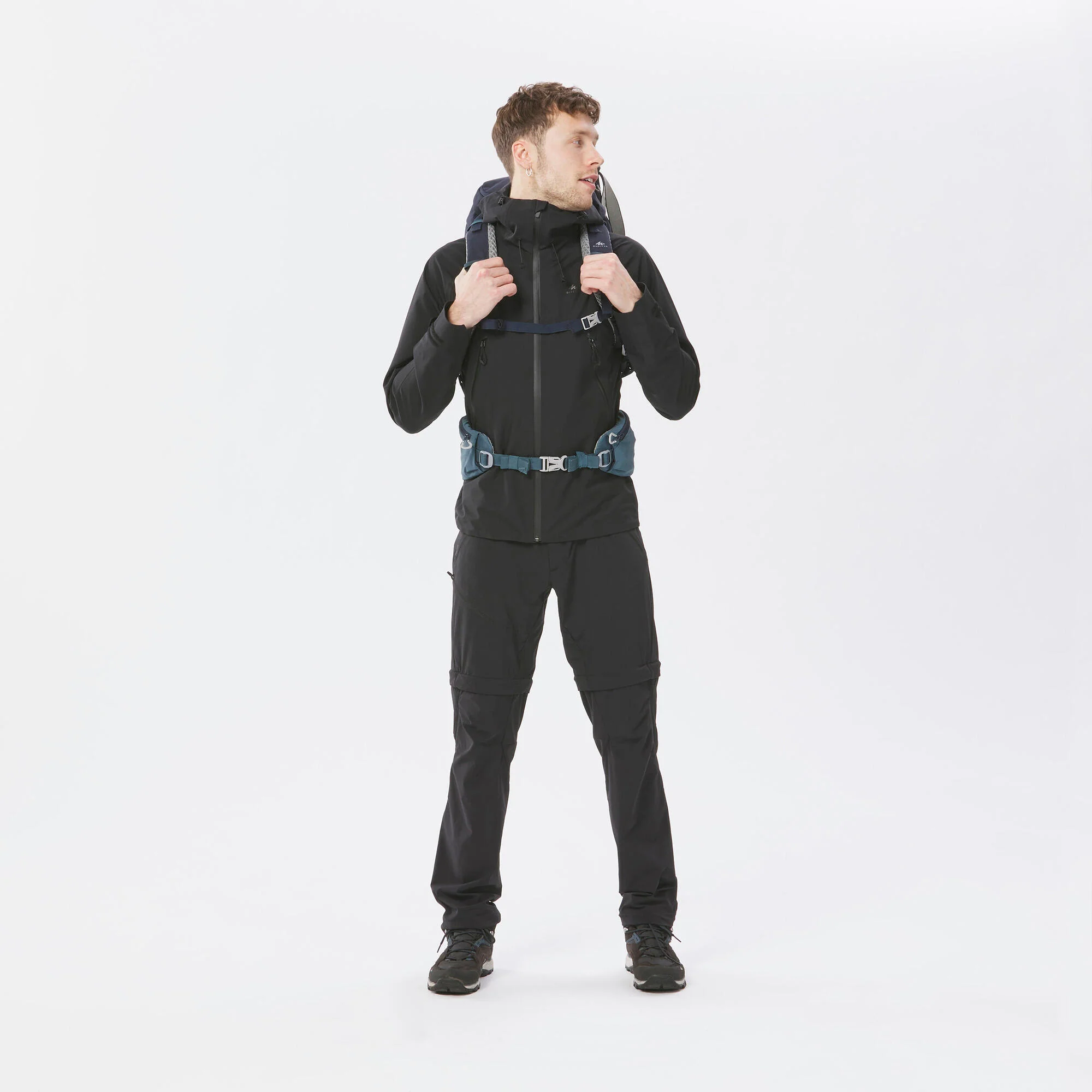 Quechua Men's MH500 Hiking Lightweight Waterproof Jacket - Image 17