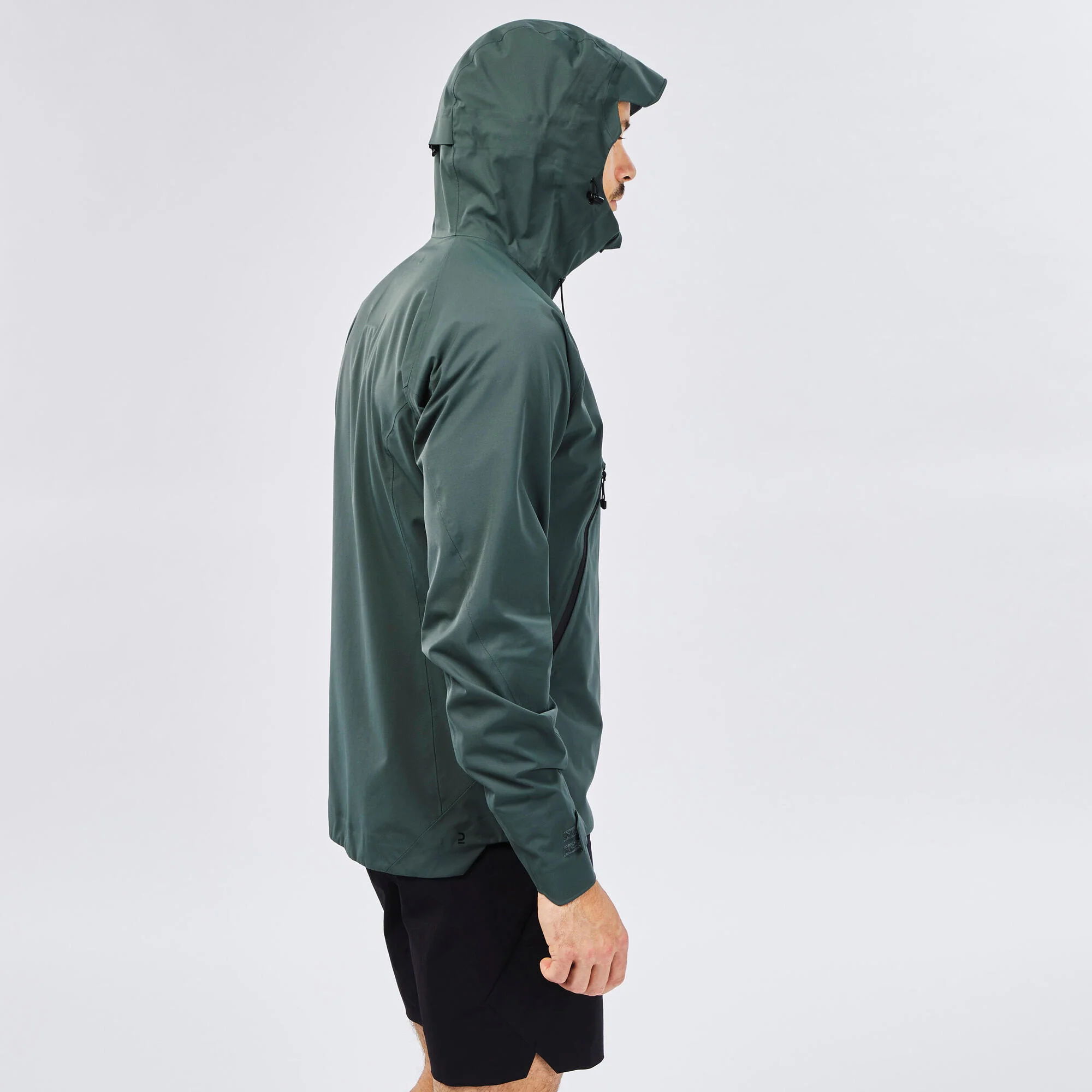 Quechua Men's MH500 Hiking Lightweight Waterproof Jacket - Image 4