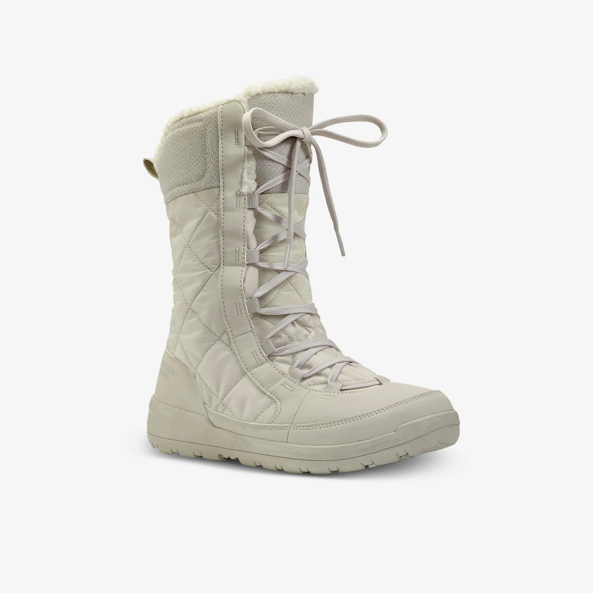 Quechua Women's NH500 Warm Waterproof High Lace Snow Boots
