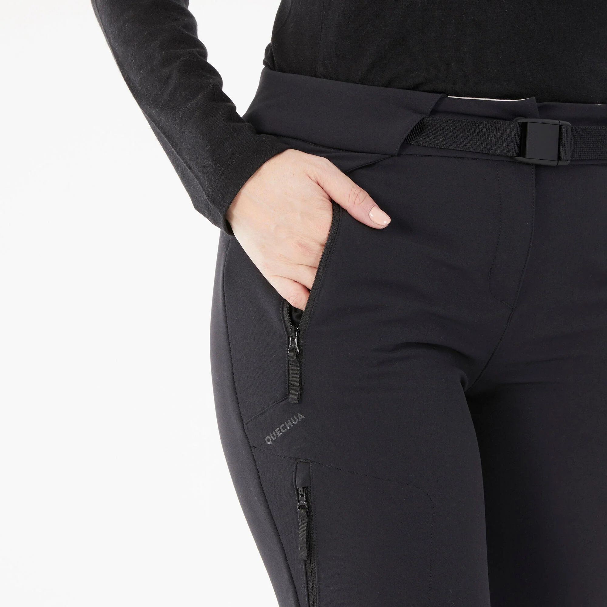 Quechua Women's NH500 Water-Repellent Snow Hiking Pants - Image 6