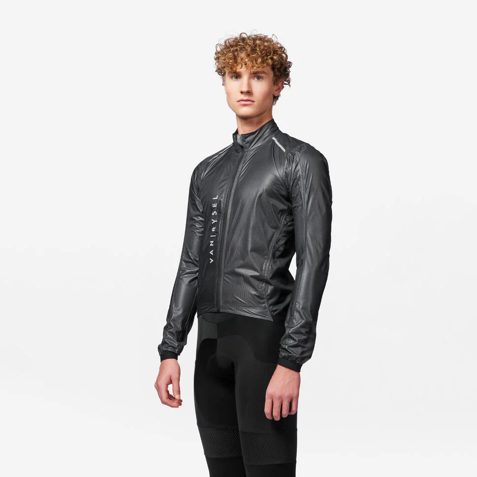 Van Rysel Men's Ultralight Waterproof Cycling Jacket - Image 2