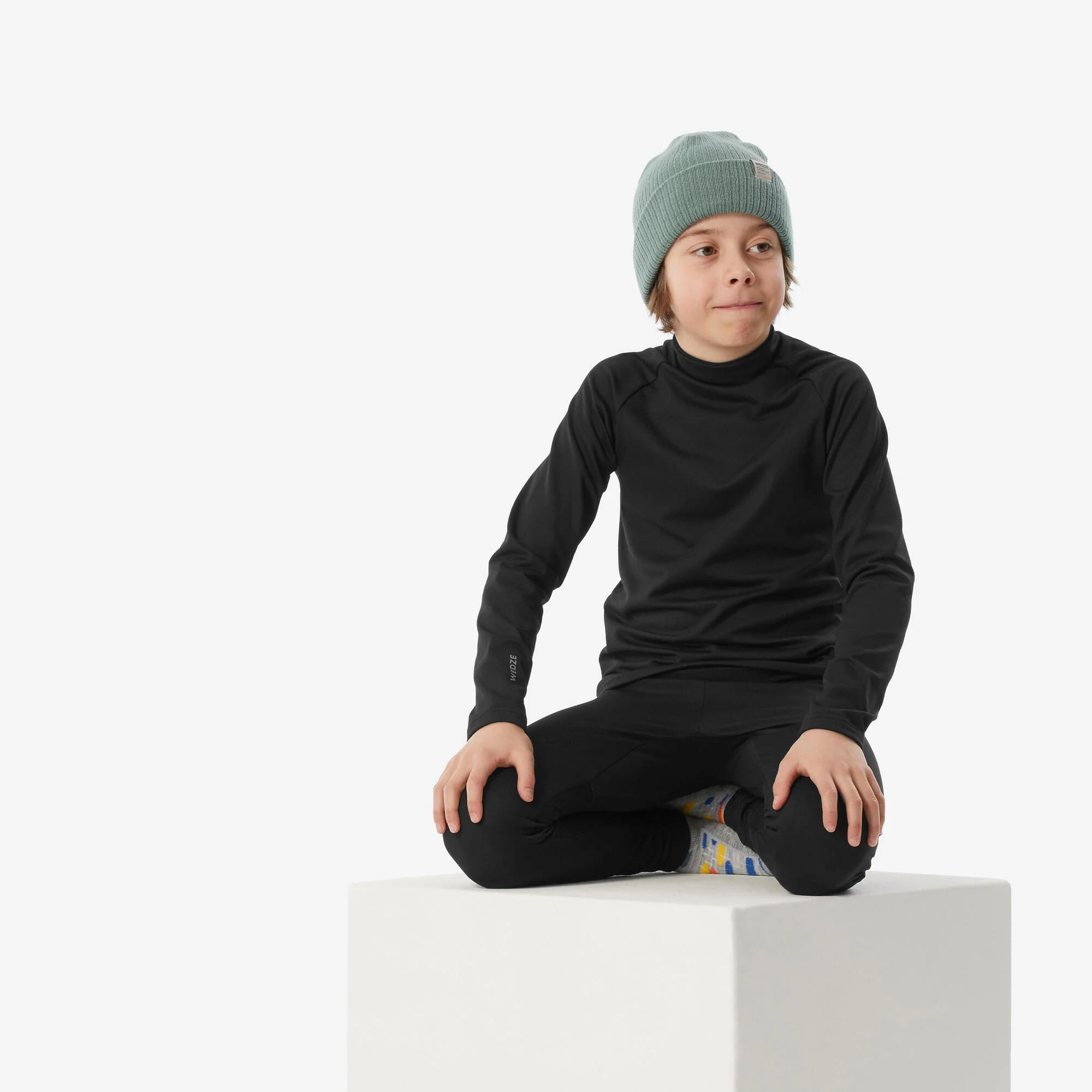 Wedze Kids' BL500 Thermal Ski Base Layer Top - Image 10