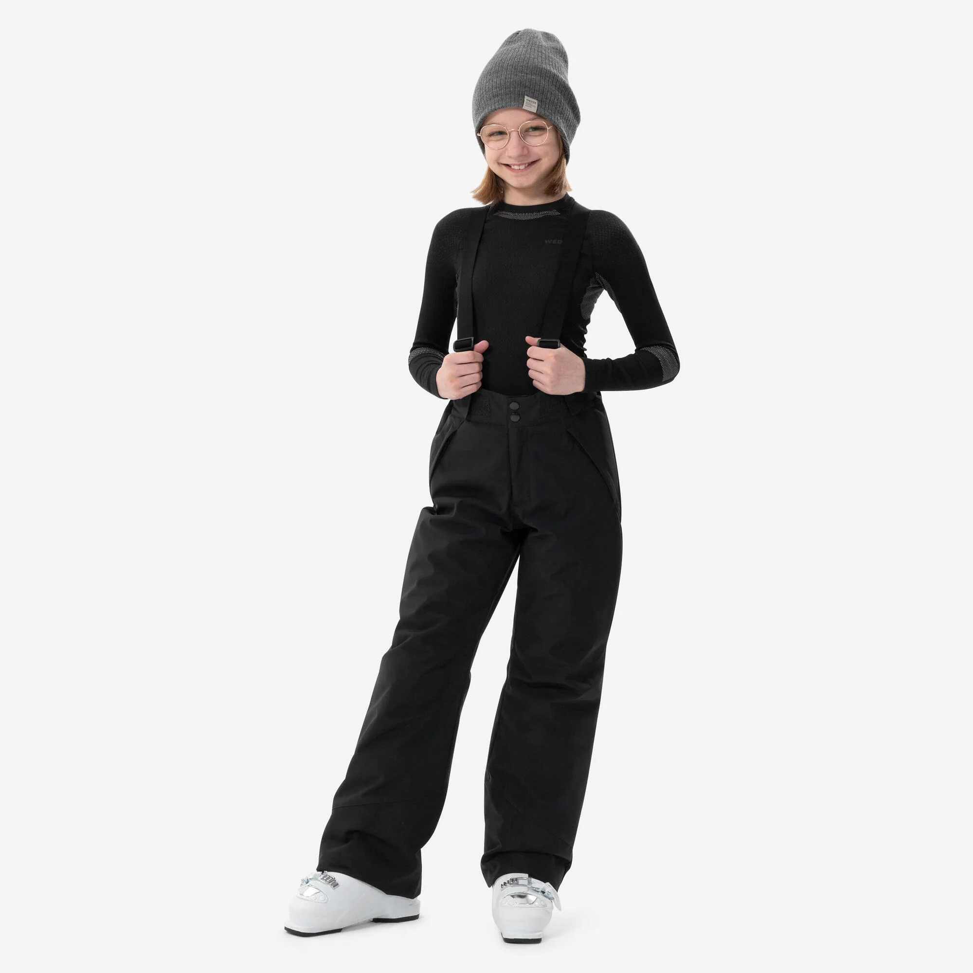 Wedze Kids' 500 PNF Warm Waterproof Snow Pants